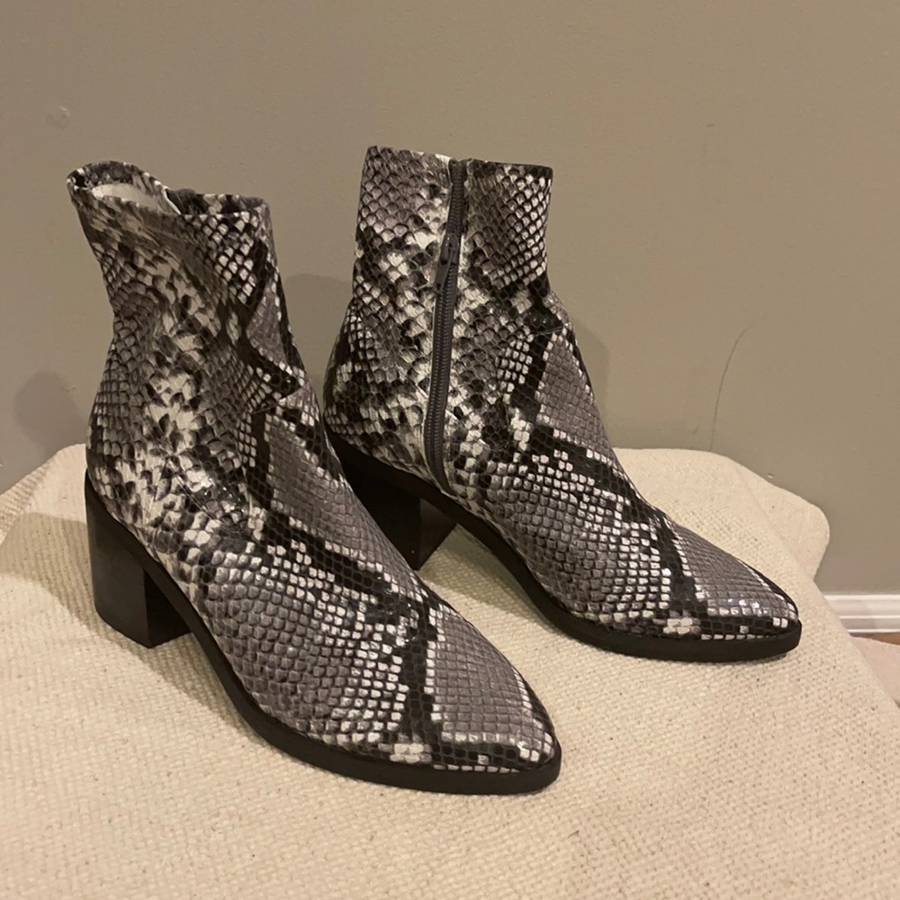 Abound snake skin ankle boots